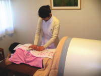 温熱ドームと三井式温熱治療器の併用